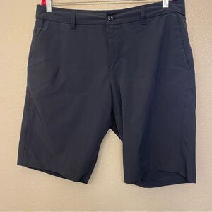 Hang Ten Hybrid Stretch lightweight everyday stretch navy blue shorts 12” - 36